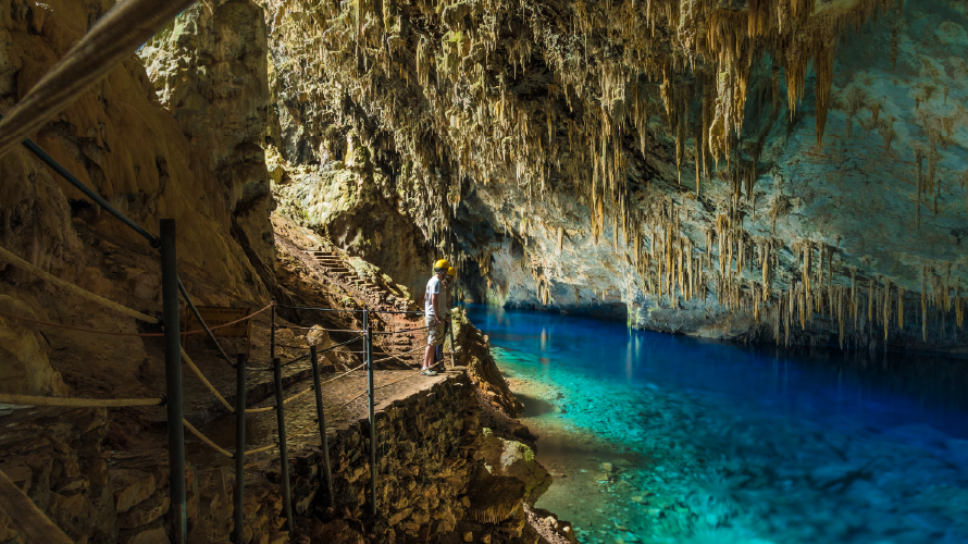 Gruta do Lago Azul — Bonito MS Brazil ecotourism tour photo 2