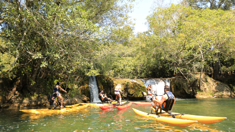 Eco Park Porto da Ilha - Bike Boat — Bonito MS Brazil ecotourism tour photo 4