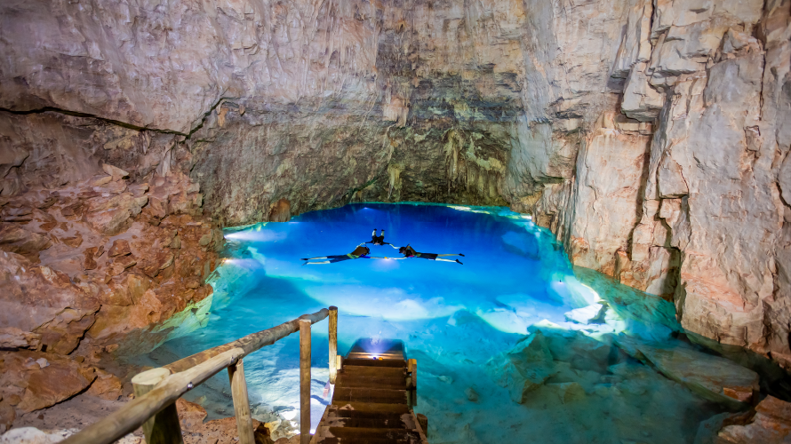Gruta do Mimoso - Flutuação — Bonito MS Brazil ecotourism tour photo 2