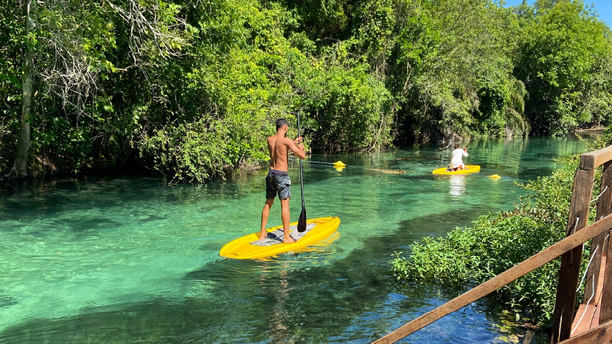 Refúgio da Barra - Balneário e Stand UP — Bonito MS Brazil ecotourism tour photo 4
