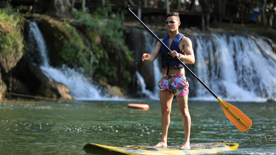 Eco Park Porto da Ilha - Stand UP — Bonito MS Brazil ecotourism tour photo 4